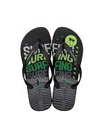 Pánské žabky Ipanema Graphics black-green 83532-AP253