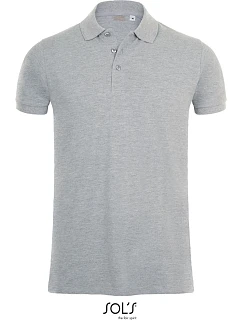SOL'S Phoenix Men Pánské elastické piqué polo 25.1708 grey melange