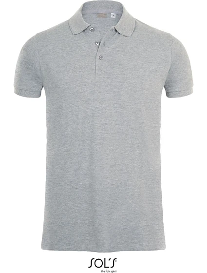 SOL'S Phoenix Men Pánské elastické piqué polo 25.1708 grey melange SOL'S Phoenix Men Pánské elastické piqué polo 25.1708 grey melange