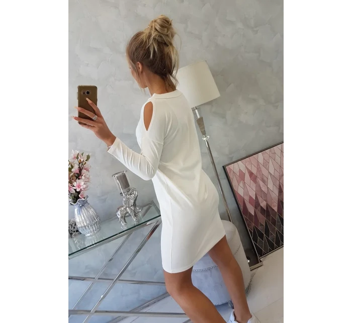 Šaty s potiskem Dream ecru Šaty s potiskem Dream ecru