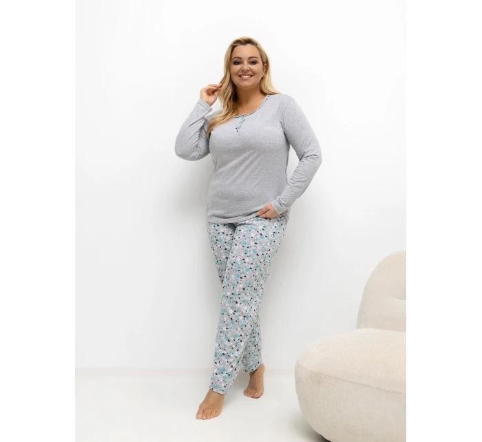 DU KN pyžamo FP 502.97 šedé DU KN pyžamo FP 502.97 šedé