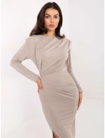 Sukienka IT SK beżowy model 21730795 - FPrice Sukienka IT SK beżowy model 21730795 - FPrice