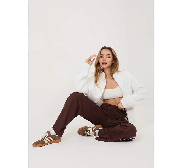 RV DR tepláky A1239.98 tmavě hnědé