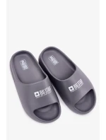 Pánské pěnové pantofle s logem Big Star – šedé