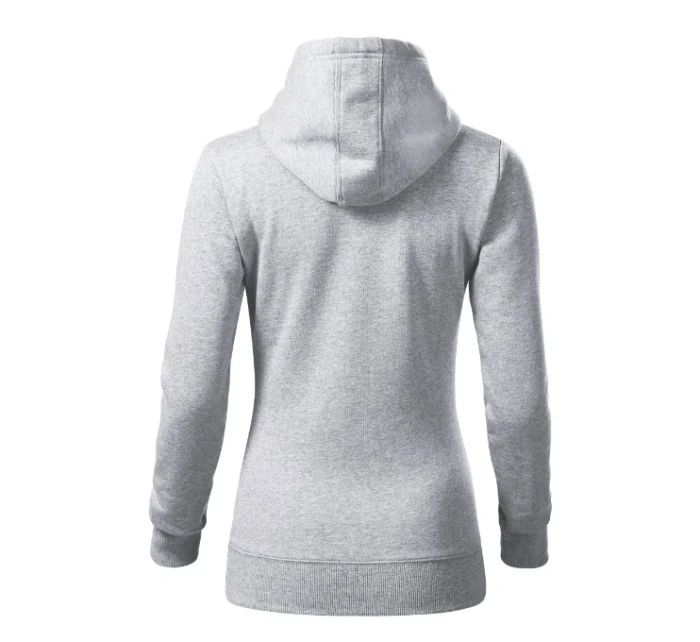 Cape mikina dámská světle šedý melír