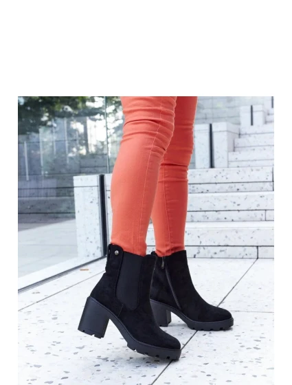 Boty na podpatku model 206546 Solea Boty na podpatku model 206546 Solea