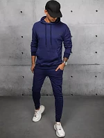 Pánské tmavě modré tepláky FashionStreet AX0679