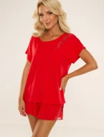 Pyžamo De Lafense 738 Velar kr/r S-2XL