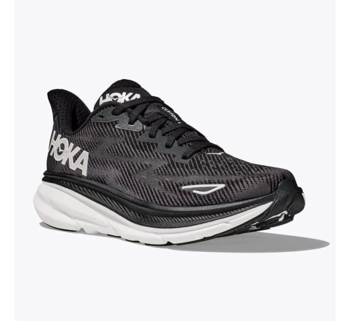 Dámské běžecké boty HOKA Clifton 9 Black/White (1127896-BWHT)