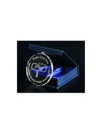 Skleněná rytá medaile s pouzdrem