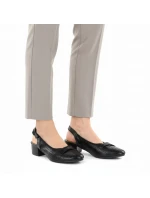 damskie z paskiem czarne model 22034178 - JEZZI