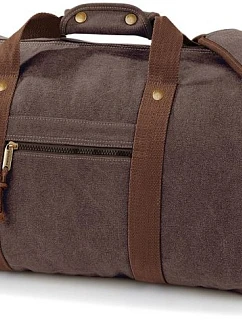 Quadra QD 613 Vintage plátěná cestovní taška 51.D613 vintage brown