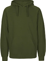 Neutral O 63101 Pánská mikina s kapucí z bio bavlny 77.6311 military