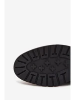 Kožené Zateplené Boty Pro Muže Na Zip Big Star OO174148 Černé