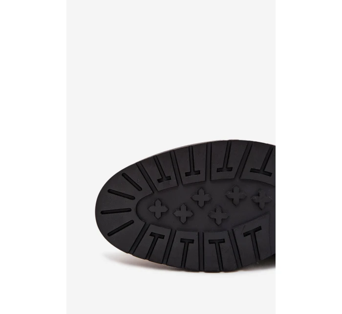 Kožené Zateplené Boty Pro Muže Na Zip Big Star OO174148 Černé