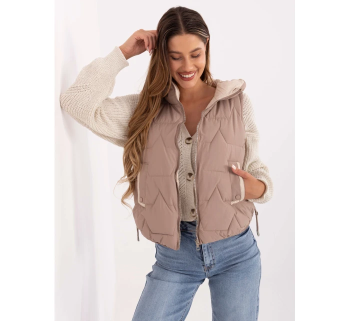 Kamizelka MBM KZ model 21217662 ciemny bezowy - FPrice