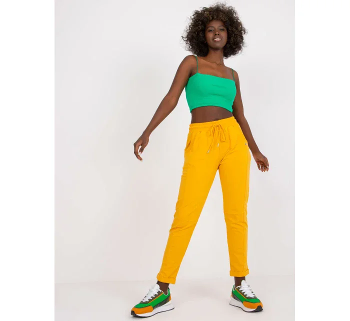 Tepláky RV DR 7806.32 světle oranžová