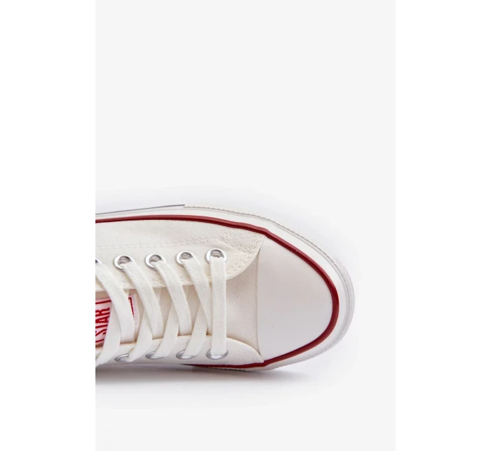 Dámské nízké tenisky Big Star Bílé Dámské nízké tenisky Big Star Bílé