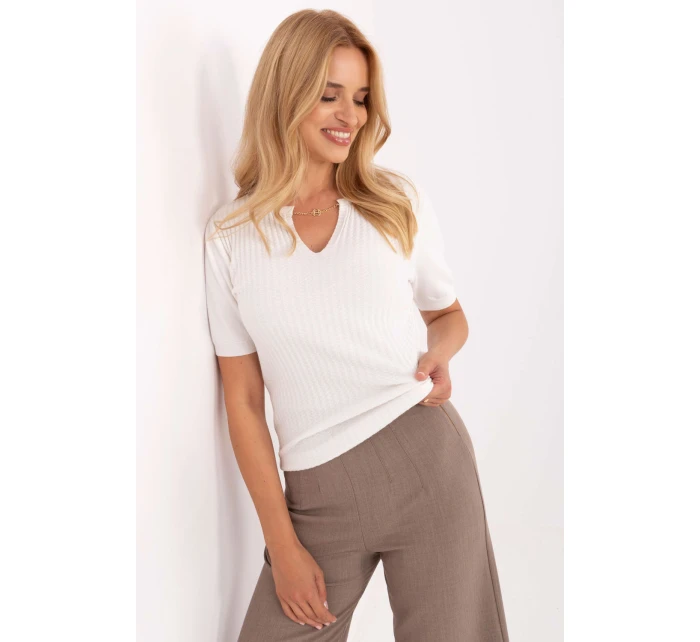 Svetr s krátkým rukávem  model 216775 Factory Price