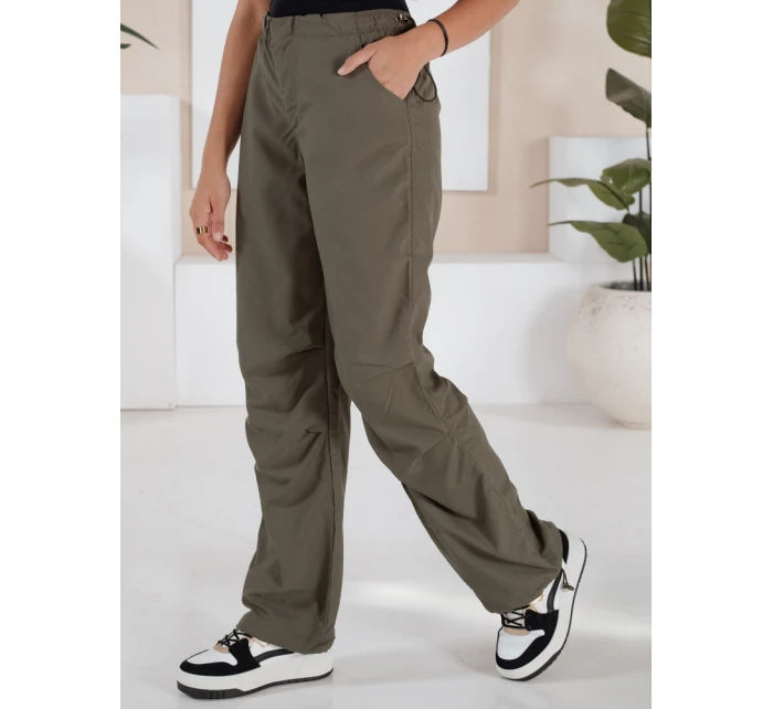 Dámské padákové kalhoty khaki Dstreet model 21970952 - FashionStreet