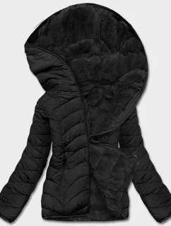KRÓTKA DWUSTRONNA KURTKA DAMSKA ZIMOWA CZARNA model 21245202 - LHD