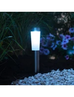 SOLARA LAMPA 2 LED H 56CM INOX GRUNDIG