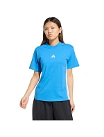 Dámské bavlněné tričko Essentials 3Stripes světle modrá model 22175763 - ADIDAS Dámské bavlněné tričko Essentials 3Stripes světle modrá model 22175763 - ADIDAS