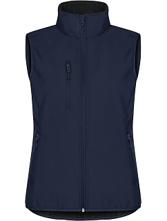 Classic Softshell Vest W Dámská 3vrstvá softshellová vesta model 22471304 dark navy - Clique