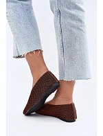 Dámské ploché hnědé baleríny s model 22322621 - Boto Dámské ploché hnědé baleríny s model 22322621 - Boto