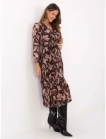 Sukienka IT SK brązowy model 21494236 - FPrice Sukienka IT SK brązowy model 21494236 - FPrice