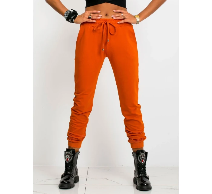 Tepláky RV DR 5040.07X tmavě oranžová