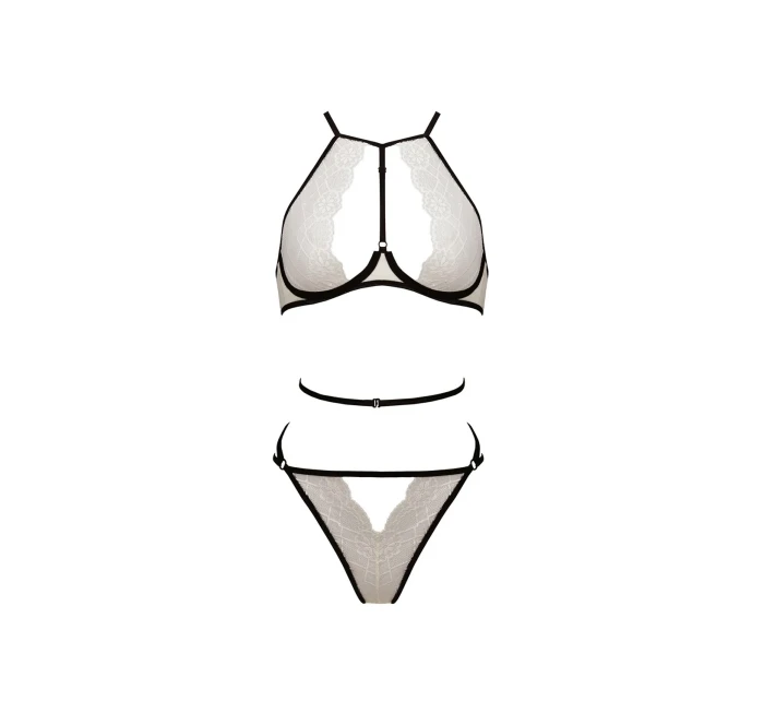 Dámská sexy set model 21421628 Ecru s černou - Passion