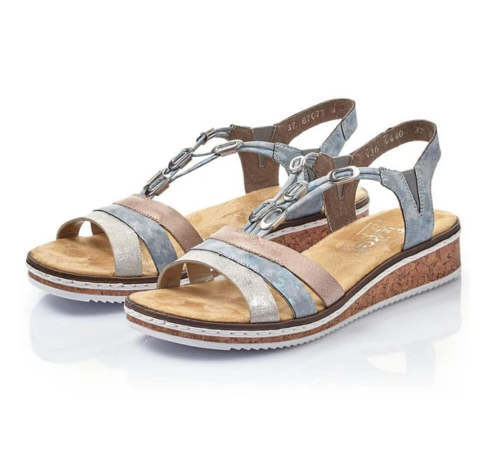 Pohodlné sandály W model 22050656 - Rieker Pohodlné sandály W model 22050656 - Rieker