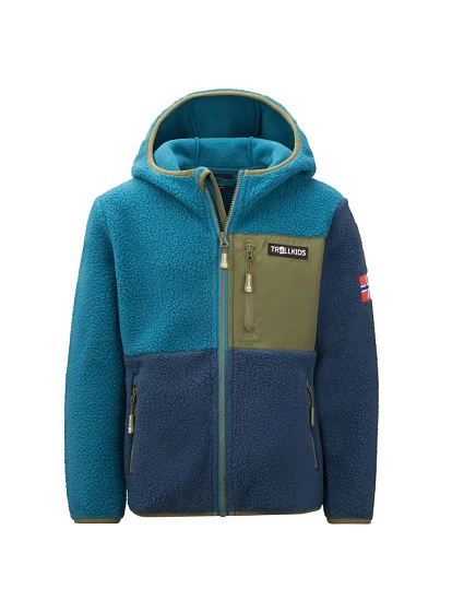 Dětská fleecová bunda Bunda s kapucí model 22055312 - Trollkids Dětská fleecová bunda Bunda s kapucí model 22055312 - Trollkids