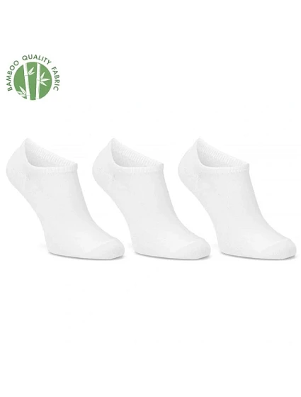 Dámské krátké bambusové ponožky bílé Filippo SD-SO02