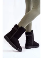 Dámské vysoké boty do sněhu Big Star model 21600022 Černe - Big Star Shoes