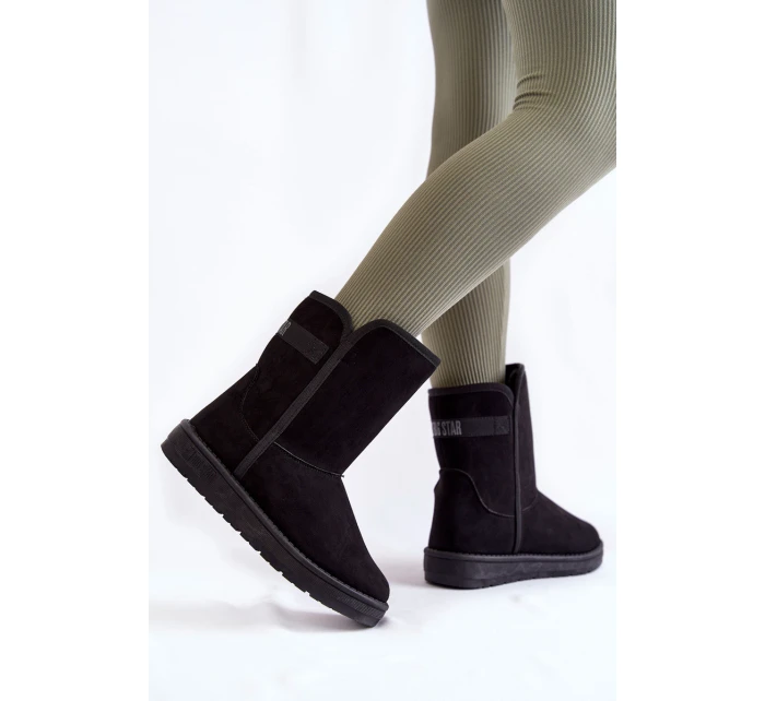 Dámské vysoké boty do sněhu Big Star model 21600022 Černe - Big Star Shoes