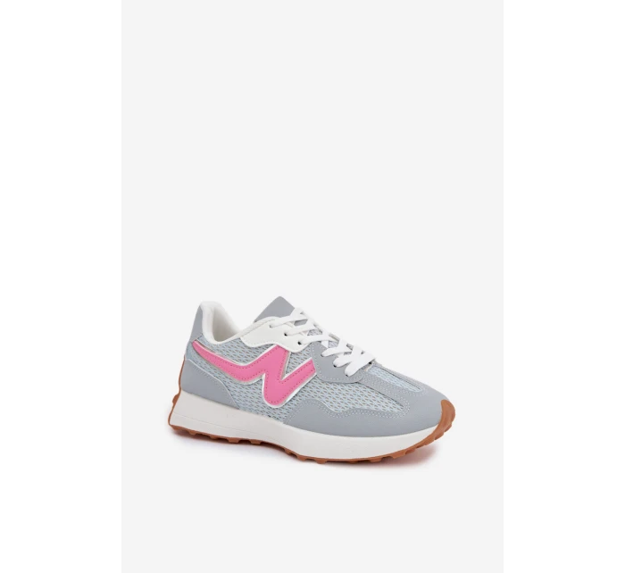 Dámské sportovní boty na platformě modré model 21919433 - Boto