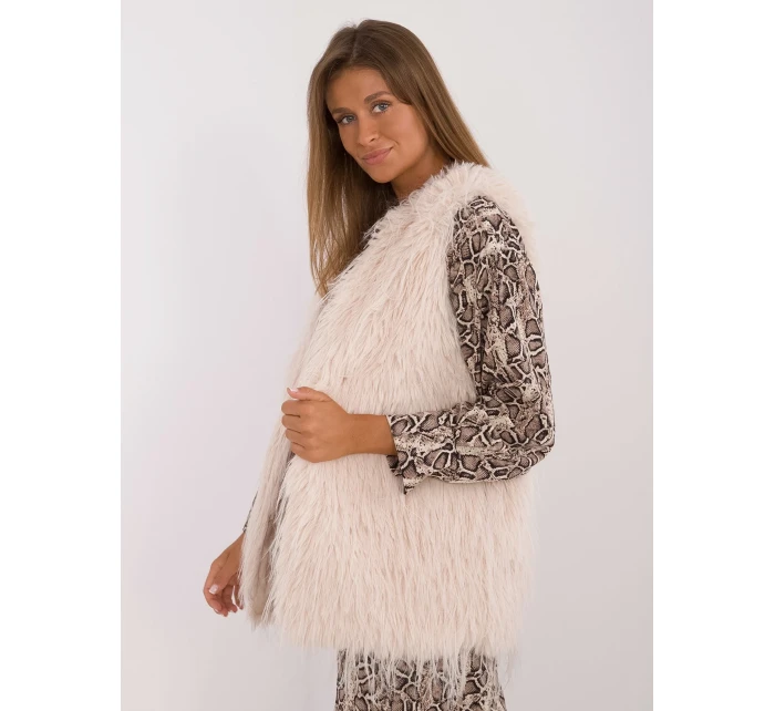 Kamizelka AT KZ jasny beżowy model 20479837 - FPrice Kamizelka AT KZ jasny beżowy model 20479837 - FPrice