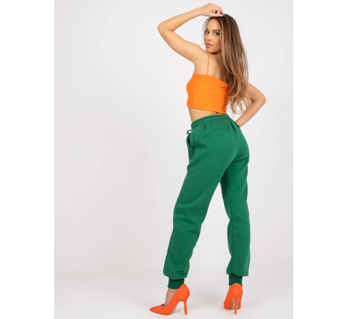 Tepláky EM DR 712.39P tmavě zelená