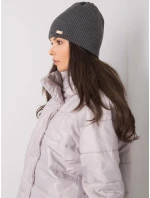 Dámská čepice.96 tmavě šedá