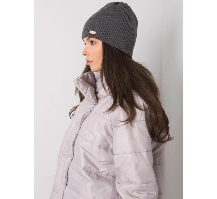 Dámská čepice.96 tmavě šedá