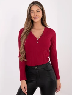 Bluzka RV BZ model 21801828 bordowy - FPrice