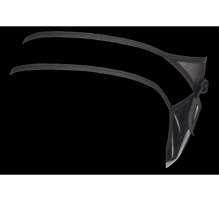 Tanga Plus Size V-8738 černá - Axami