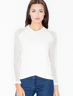 Dámská halenka M467 smetanová - Figl