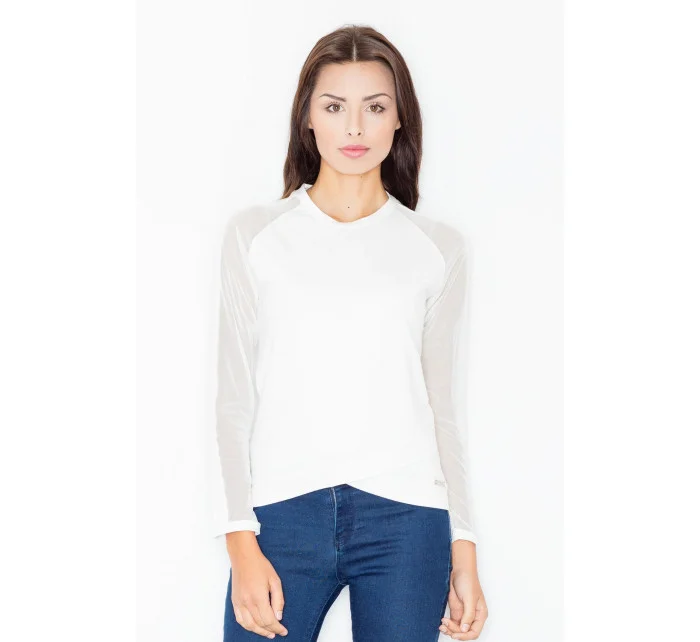 Dámská halenka M467 smetanová - Figl