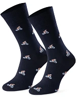 Ponožky k obleku - se vzorem 056