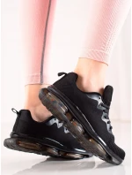 Exkluzívní  tenisky dámské černé bez podpatku