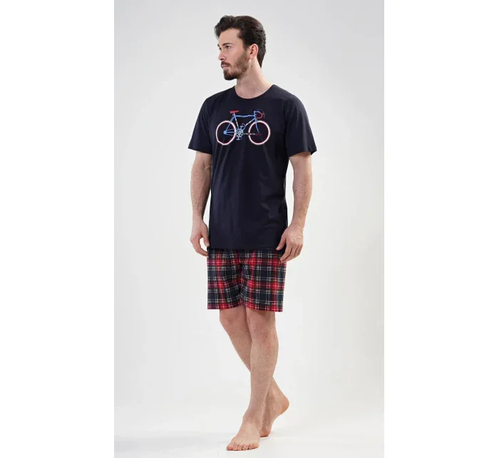 Pánské pyžamo šortky Old bike