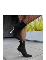 Boty na podpatku model 205091 Solea Boty na podpatku model 205091 Solea